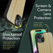 Load image into Gallery viewer, iPhone 14 - iATO Bamboo Wood Case - Protective Design. - iATO Awesome