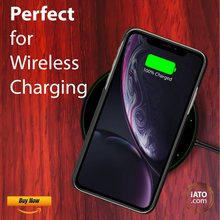 Load image into Gallery viewer, iPhone XR Case. Real Natural Rose Wood. Minimalistic Design. - iATO Awesome Accessories