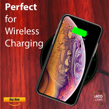 Load image into Gallery viewer, iPhone Xs Max Case. Real Natural Rose Wood. Minimalistic Design. - iATO Awesome Accessories