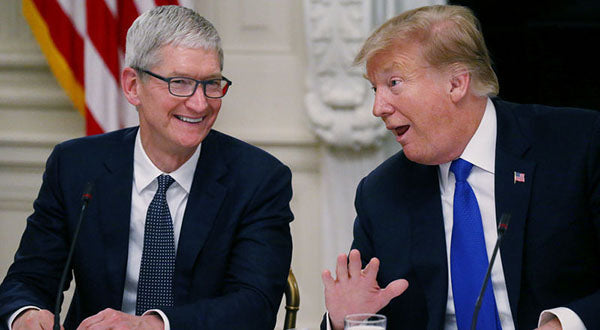 Tim Cook Praises Trump’s Leadership at White House Tech Dinner