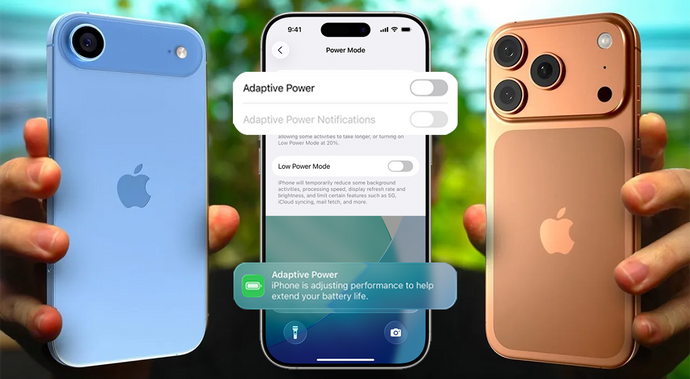 iPhone 17 and Air Ships with New Adaptive Power Battery Mode