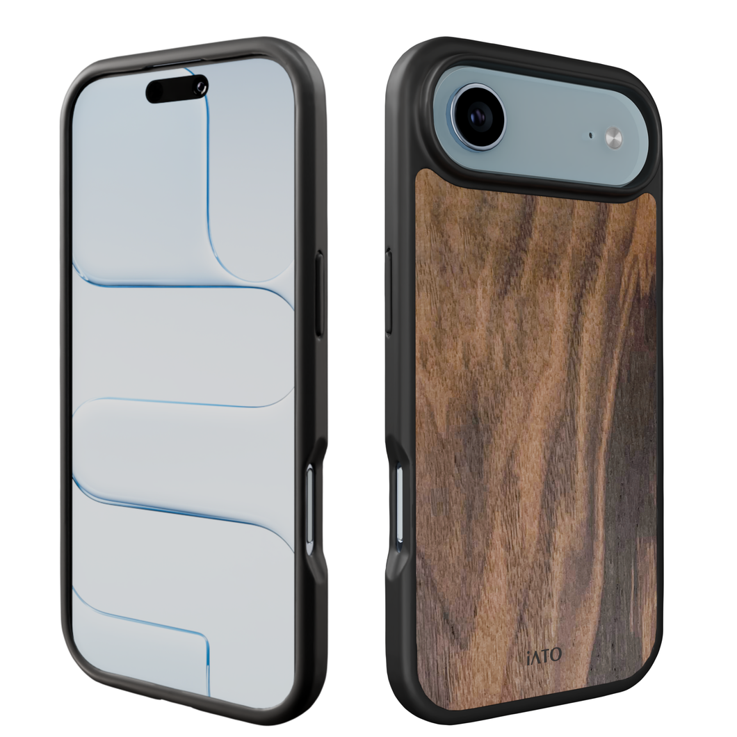 iPhone Air Case - MagSafe® Compatible - Walnut Wood