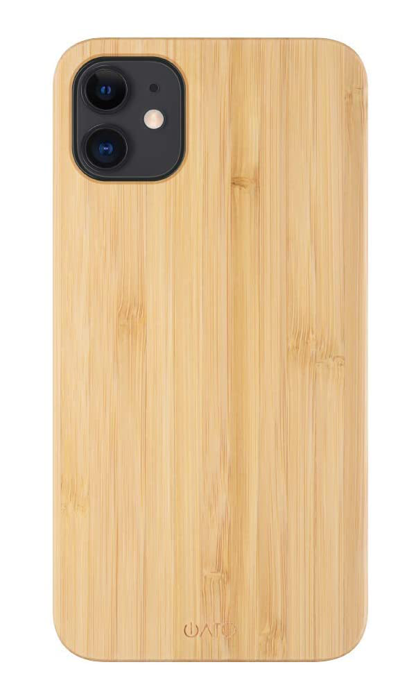 iPhone 11 Case - Minimalistic Design - Bamboo Wood