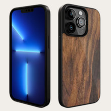 Load image into Gallery viewer, iPhone 13 Pro - iATO Walnut Wood Case - Protective Design. - iATO Awesome
