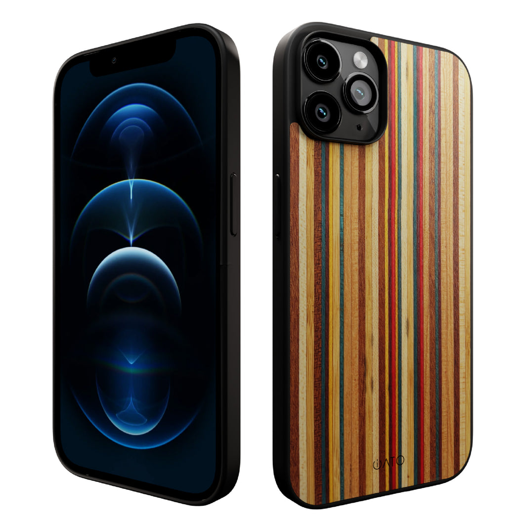 iPhone 12 Pro Max - iATO Skateboard Wood Case - Protective Design. - iATO Awesome