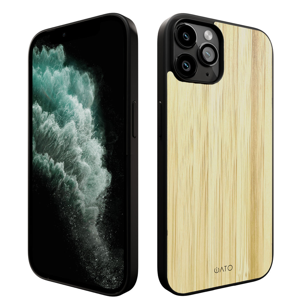 iPhone 11 Pro - iATO Bamboo Wood Case - Protective Design. - iATO Awesome