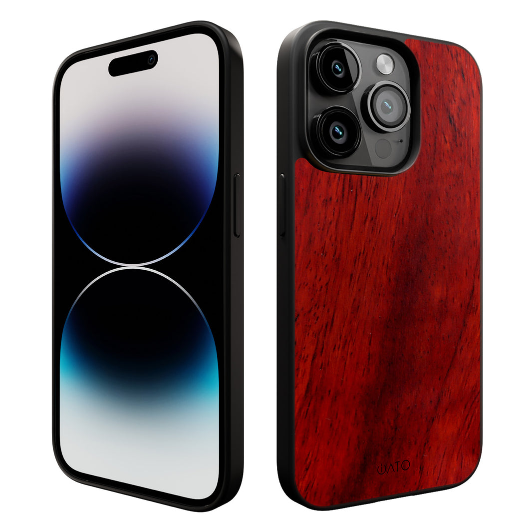 iPhone 14 Pro - iATO Rosewood Case - Protective Design. - iATO Awesome