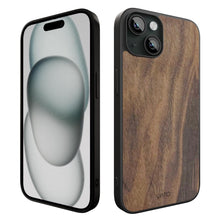 Load image into Gallery viewer, iPhone 15 Plus - iATO Walnut Wood Case - Protective Design. - iATO Awesome
