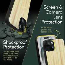 Load image into Gallery viewer, iPhone 15 - iATO Bamboo Wood Case - Protective Design. - iATO Awesome
