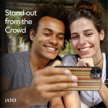 Load image into Gallery viewer, iPhone 12 Pro Max - iATO Skateboard Wood Case - Protective Design. - iATO Awesome
