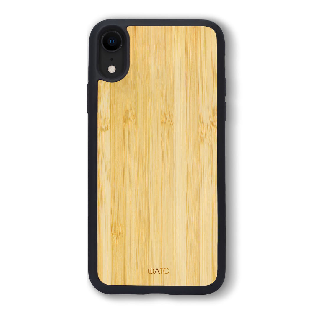 iPhone XR - iATO Bamboo Wood Case - Protective Design. - iATO Awesome