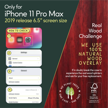 Load image into Gallery viewer, iPhone 11 Pro Max - iATO Rosewood Case - Minimalistic Design. - iATO Awesome
