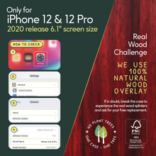 Load image into Gallery viewer, iPhone 12 &amp; 12 Pro - iATO Rosewood Case - Protective Design. - iATO Awesome
