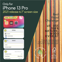 Load image into Gallery viewer, iPhone 13 Pro - iATO Skateboard Wood Case - Protective Design. - iATO Awesome
