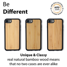 Load image into Gallery viewer, iPhone 7/8/ SE 2020 &amp; 2022 - iATO Bamboo Wood Case - Protective Design. - iATO Awesome
