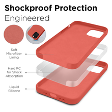 Load image into Gallery viewer, iPhone 12 mini - iATO Nectarine Liquid Silicone Case - Protective Design. - iATO Awesome
