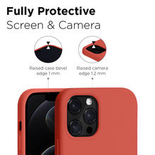 Load image into Gallery viewer, iPhone 12 &amp; 12 Pro - iATO Nectarine Liquid Silicone Case - Protective Design. - iATO Awesome
