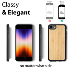Load image into Gallery viewer, iPhone 7/8/ SE 2020 &amp; 2022 - iATO Bamboo Wood Case - Protective Design. - iATO Awesome
