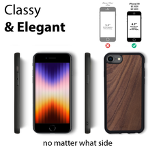 Load image into Gallery viewer, iPhone 7/8/ SE 2020 &amp; 2022 - iATO Walnut Wood Case - Protective Design. - iATO Awesome
