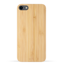 Load image into Gallery viewer, iPhone SE 2020 / 8 / 7 Case. Real Natural Bamboo Wood. Minimalistic Design. - iATO Awesome Accessories 
