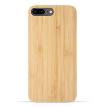 Load image into Gallery viewer, iPhone 8 Plus / 7 Plus Case. Real Natural Bamboo Wood. Minimalistic Design. - iATO Awesome Accessories 
