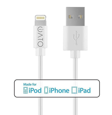 Lightning to USB Cable [Apple MFi Certified] for iPhone, iPad & iPod. 1M. - iATO Awesome Accessories 