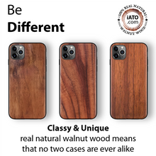 Load image into Gallery viewer, iPhone 11 Pro Max - iATO Walnut Wood Case - Protective Design. - iATO Awesome
